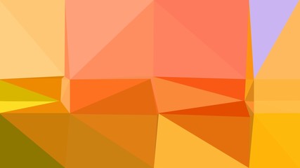 Abstract color triangles geometric background with coral, burly wood and lavender blue colors for poster, cards, wallpaper or texture