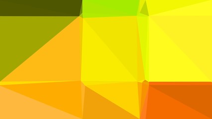 geometric triangle abstract background with gold, golden rod and yellow colors for poster, cards, wallpaper or backdrop texture