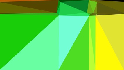 abstract geometric background with yellow, aqua marine and chocolate colors. geometric triangle style composition for poster, cards, wallpaper or texture