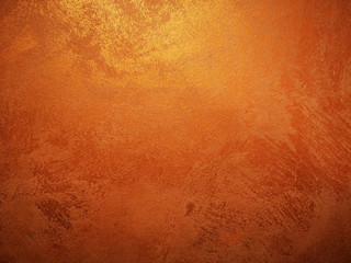 Brown background wall And there is sunshine