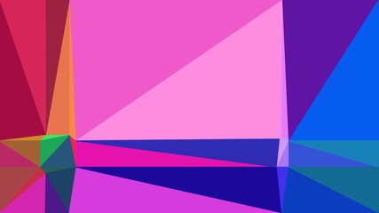 Obraz premium neon fuchsia, strong blue and orchid colored contemporary art. simple geometric shape background for poster, banner, wallpaper or texture