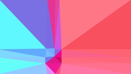 pastel red, medium slate blue and light sky blue color geometric triangle background. simple illustration trendy abstract for poster design, cards, wallpaper or texture