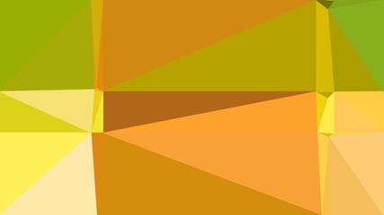Obraz premium triangle background with golden rod, khaki and pastel orange colors. backdrop style composition for poster, cards, wallpaper or texture element