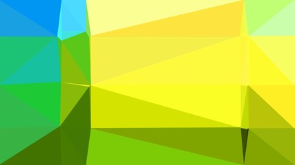 triangle background with medium sea green, lime green and yellow colors. backdrop style composition for poster, cards, wallpaper or texture element