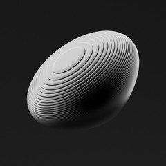 Abstract form. 3d illustration, 3d rendering.