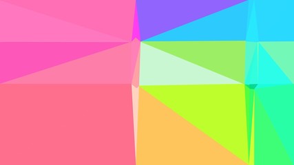 geometric triangles style in hot pink, turquoise and khaki color. abstract triangles composition. for poster, cards, wallpaper or texture