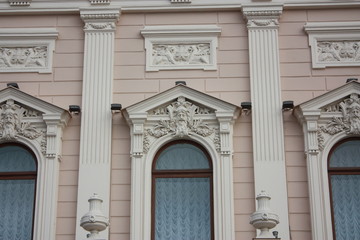 Obraz premium decoration of the Foundation of the historic building 