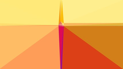 minimalistic triangle geometric background with coffee, khaki and orange red colors for poster, cards, wallpaper or background texture