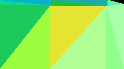 triangle background abstract with medium sea green, green yellow and pale green colors. backdrop style for poster element, cards, wallpaper or texture