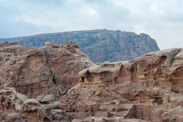 Fototapeta premium Mountains of Petra, Jordan