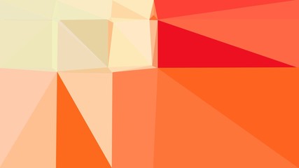 tomato, wheat and crimson multi color background art. abstract triangle style composition for poster, cards, wallpaper or texture