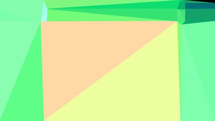 Obraz premium triangle background abstract with tea green, medium sea green and pale golden rod colors. backdrop style for poster element, cards, wallpaper or texture
