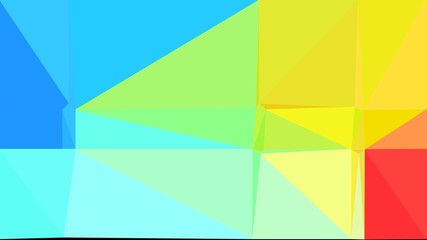 geometric aqua marine, deep sky blue and gold color background. for creative poster, cards, wallpaper or texture design