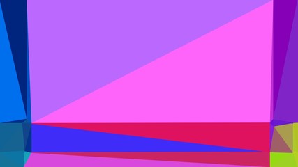 abstract geometric background with violet, strong blue and moderate pink colors. geometric triangle style composition for poster, cards, wallpaper or texture