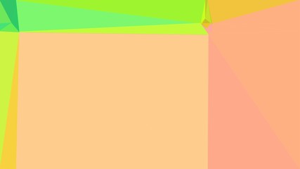 Obraz premium geometric burly wood, pastel green and green yellow color background. for creative poster, cards, wallpaper or texture design