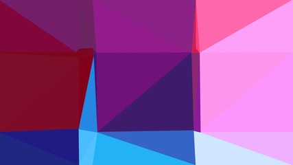 geometric triangle abstract background with dark moderate pink, purple and violet colors for poster, cards, wallpaper or backdrop texture
