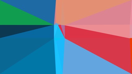 modern contemporary art with indian red, teal and light coral colors. simple geometric background for poster, cards, wallpaper or texture