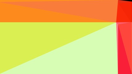 pastel orange, crimson and tea green multi color background art. abstract triangle style composition for poster, cards, wallpaper or texture