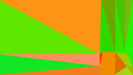 Obraz premium modern contemporary art with dark orange, neon green and dark green colors. simple geometric background for poster, cards, wallpaper or texture