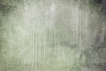 old green grungy canvas background or texture