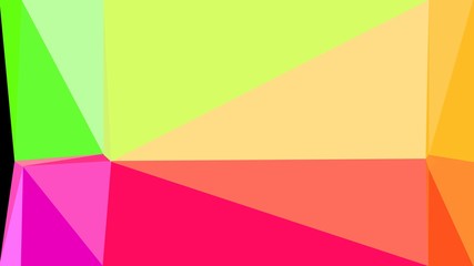 geometric triangle abstract background with burly wood, khaki and lime green colors for poster, cards, wallpaper or backdrop texture