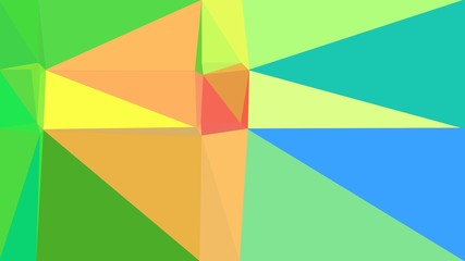 Abstract color triangles geometric background with dark khaki, light sea green and khaki colors for poster, cards, wallpaper or texture