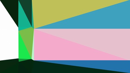 Obraz premium baby pink, dark khaki and steel blue color background with triangles. triangles style of different size and shape. simple geometric background for poster, cards, wallpaper or texture