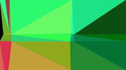 Obraz premium retro style triangle illustration. pastel green, vivid lime green and peru colors. for poster, cards, wallpaper design or backdrop texture