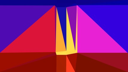 geometric triangles style in dark violet, maroon and medium blue color. abstract triangles composition. for poster, cards, wallpaper or texture