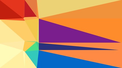 abstract geometric background with triangles and strong blue, coral and dark moderate pink colors. for poster, banner, wallpaper or texture