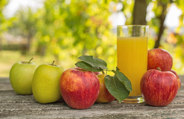 fruits and juice