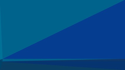 teal, strong blue and midnight blue color geometric triangle background. simple illustration trendy abstract for poster design, cards, wallpaper or texture