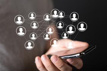 business network group in a network