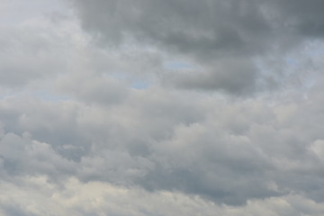 cloudy grey sky