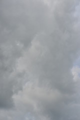 cloudy grey sky