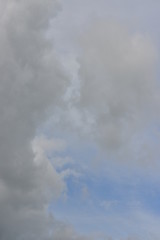 Fototapeta na wymiar cloudy grey sky
