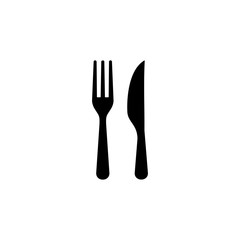 Fork and knife symbol icon vector illustration