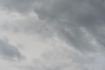 cloudy grey sky