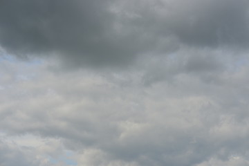 cloudy grey sky