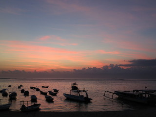 Paisaje marino en Bali