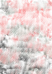 pink and grey watercolor vertical background. Hand draw watercolor backdrop with flowing paint and water. Effect of transparent paper and liquid technique of drawing
