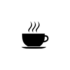 Coffee cup icon, Coffee cup symbol.