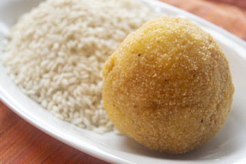 sicilian fried rice arancino