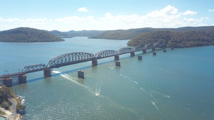 Obraz premium Brooklyn Bridge, Hawkesbury River, New South Wales, Australia