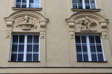 Munich architecture on a sunny spring day