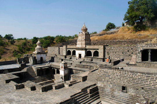 Gaumukh Temple from Lonar in Buldhana District, Maharashtra, India