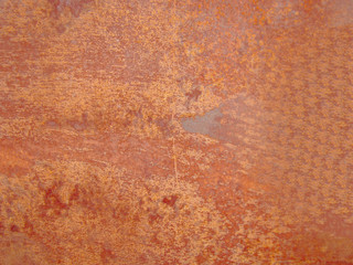 Rusty metal sheet for background. The concept of old, vintage steel.