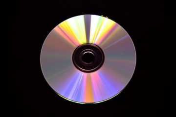 CD DVD data security storage media computer disc closeup