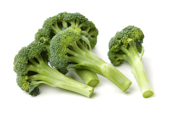 Broccoli vegetable on white background 