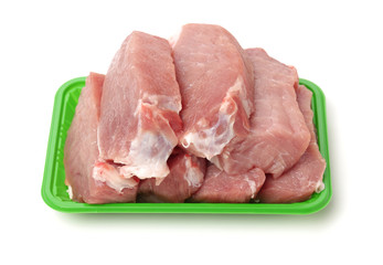 Pork Tenderloin on the white background